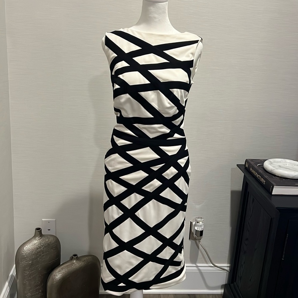 Tadashi Shoji Ribbon Wrap Dress